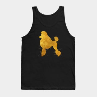 Poodle golden art Tank Top